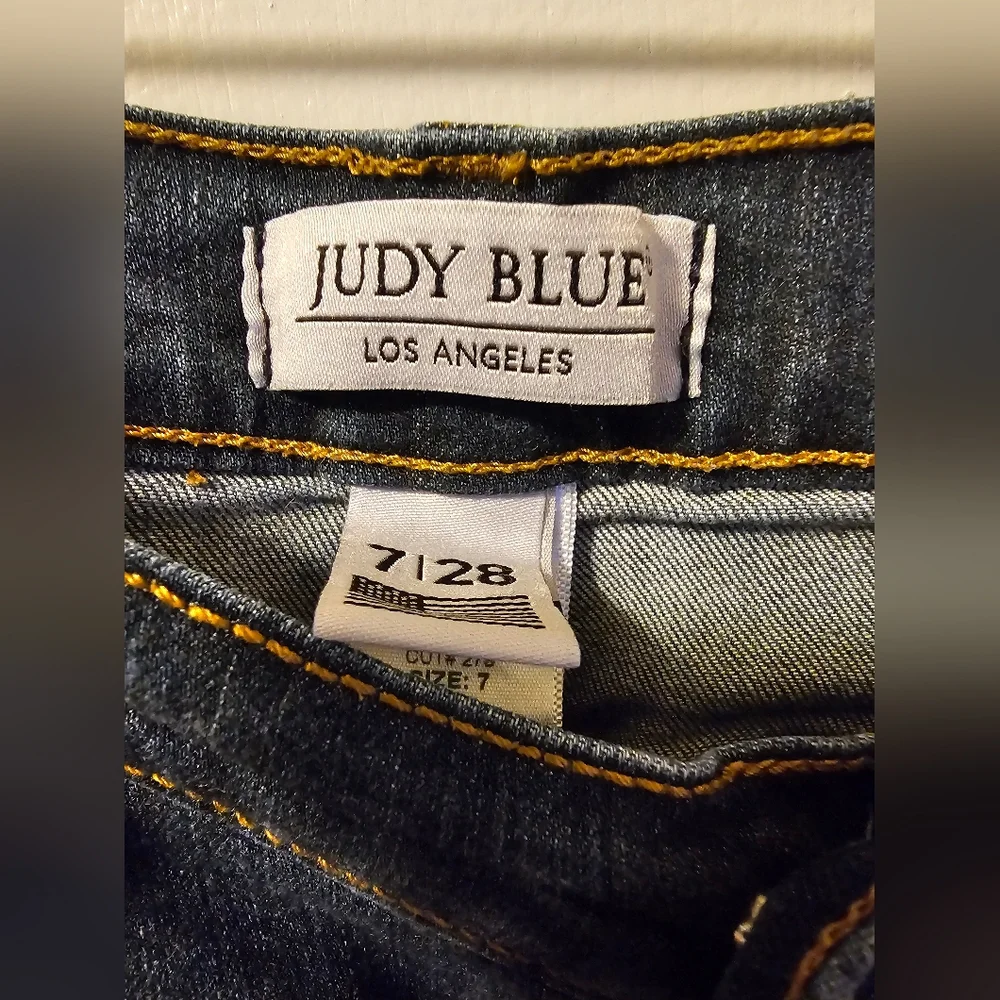 Judy Blue Jeans Ankle Skinny Fit Stretch Blue Women's Size 7/28